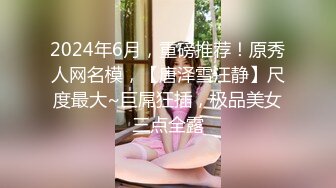 2024年6月，重磅推荐！原秀人网名模，【唐泽雪汪静】尺度最大~巨屌狂插，极品美女三点全露