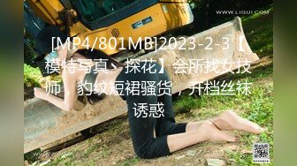 [MP4/801MB]2023-2-3【模特写真丶探花】会所找女技师，豹纹短裙骚货，开档丝袜诱惑