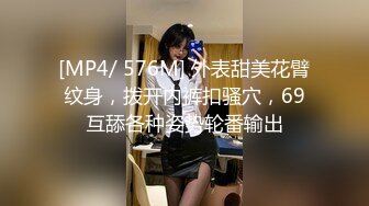 [MP4/ 576M] 外表甜美花臂纹身，拨开内裤扣骚穴，69互舔各种姿势轮番输出