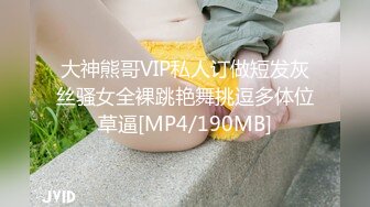 大神熊哥VIP私人订做短发灰丝骚女全裸跳艳舞挑逗多体位草逼[MP4/190MB]