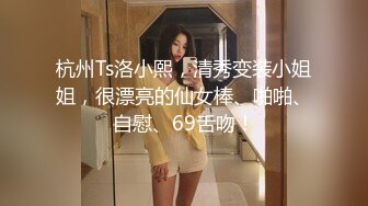 杭州Ts洛小熙，清秀变装小姐姐，很漂亮的仙女棒、啪啪、自慰、69舌吻！