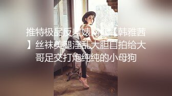 推特极品反差婊网红【韩雅茜】丝袜美腿淫乱大胆自拍给大哥足交打炮纯纯的小母狗